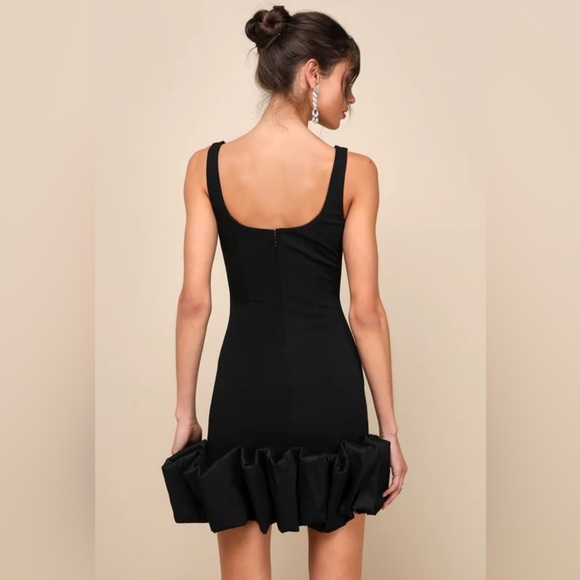 Essentially Flirty 3D Ruffle Hem Bodycon Mini Dress! - Picture 2 of 8